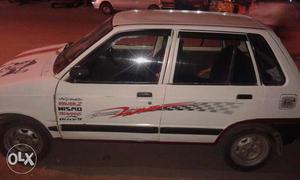 Maruti 800 White Car in running condition - gayatri hills