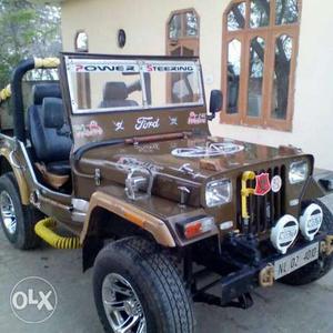 Open jeep for sale,toyata engine,disk break,power