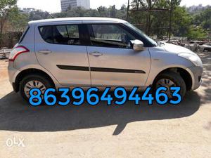 MARUTI SWIFT VDI  silver car is in hyderabad