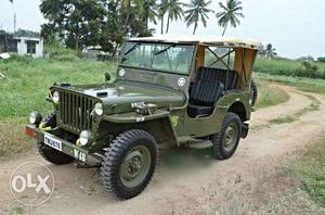 Low bonnet.mahindra willys  model in excellent condition