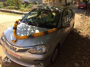 Etios GD for sale silver in colour at good