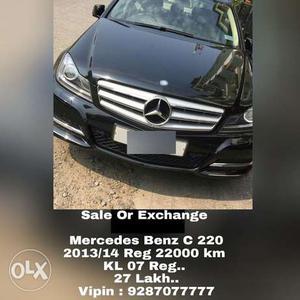 Mercedes-benz C-class 220 Cdi Elegance At (make Year ) (