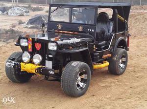 Ready low profile modified jeep