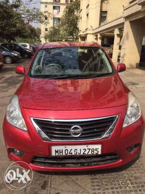 Nissan Sunny Diesel Red Condition Jan'14 Thane Registered