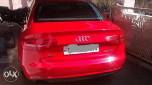 Audi A4,Crimson red colour,  Model is for urgent Sale
