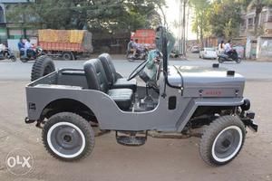 Classic Jeep  short body clear paper