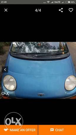 Daewood Matiz Single owner blue colour All papers