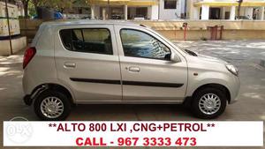 Less used,Alto 800 Lxi Cng+Petrol