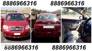 Chevrolet Aveo Red LT  Petrol & LPG With All High End
