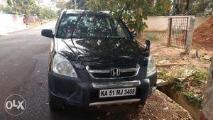 Automatic Honda CRV Black with CNG kit for sale immediatly