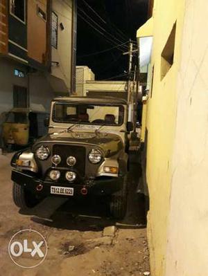 Jeep mahendra thar off roading