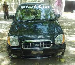 Black Color Santro Car For Sale - Allahabad