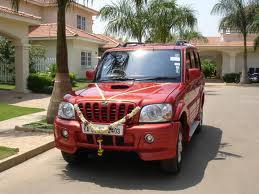 Mahindra Scorpio In Cherry Colour Available For Sale -
