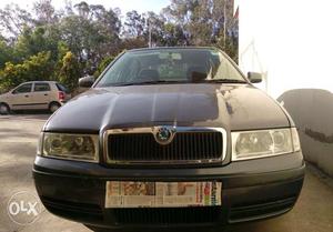 Skoda car with chandigarh number