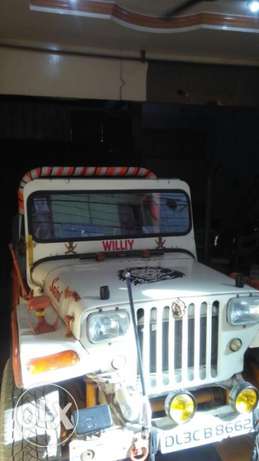 White colour jeep full modifiyed Gyer 5+1 Power