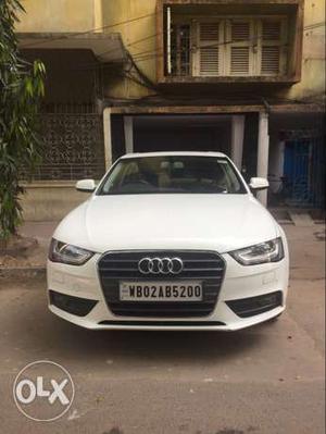 Audi A4 White 2.0L Diesel with Sunroof  model