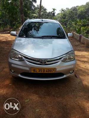 Toyota Etios GD diesel  model (Symphony silver)