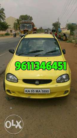 Yellow colour opel corsa in mint condition...