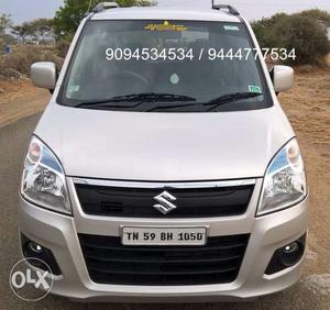 WagonR show room condition silver colour single owner