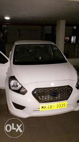 Good condition White Colour Datsun Go T Permit car for sale
