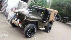 It's reloaded pure willys jeep with Isuzu D1