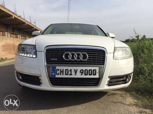 Audi A6 vip no. White colour softly drived less used