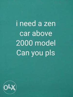 Maruti Suzuki Zen petrol  Kms  year