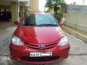 Red  Toyota Etios Liva -  kms driven Excelent