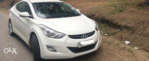 Hyundai Elantra diesel - White Color , For Sale Gurgaon