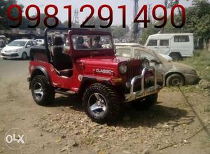 Willyzs Jeep good n top running condition red