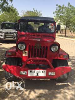 VVIP Number RJ  Modified Sports Jeep "RAMBO" With BMW