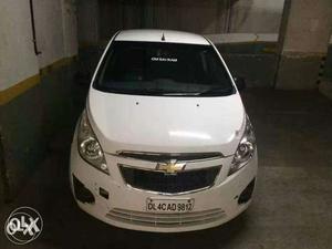 My Chevrolet Beat cng  Kms dec  white colour front