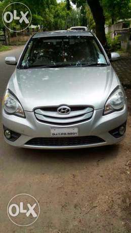 One handed driven car verna,silver color