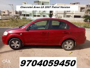 Family Used Chevrolet - Aveo - LS - Red -  Petrol Car