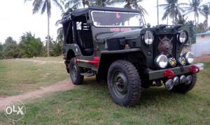 Willys jeep..4 wheel driving... puegeot engine..