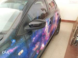 Galaxy Wrap Polo petrol car done 22. 5 K kms for sale
