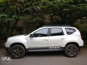 White  Renault Duster 110 PS RxL Explore (Sports