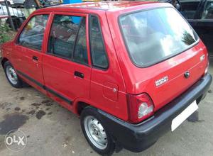 Sporty Color maruti 800 with co. fitted AC  Model