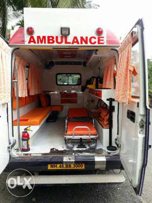 Fully equipped cardiac ambulance