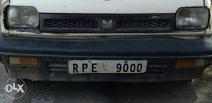 RPE  old serice antique number Maruti car