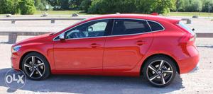Volvo v40 red colour single owner fancy no new