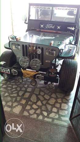 Modified jeep with 3c turbo enginee,power