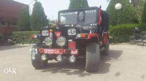 Newly modified willys jeep with new tires, superb