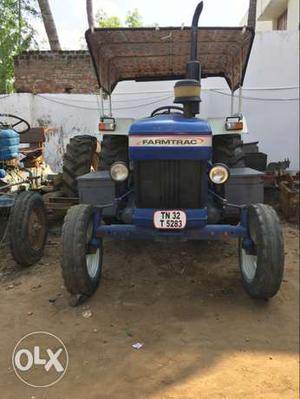 Farmtrac tractor with compressor