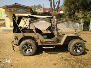 Open jeep modified by punjab