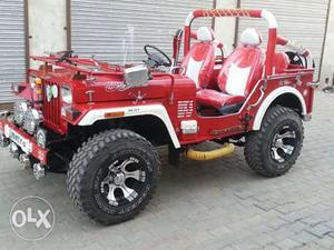 Open jeep sell. Modified jeep. Power steering. In