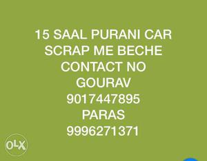 Mayapuri car scrap deallers