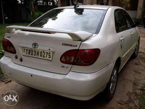 Cng Toyota White Car For Sale from Udaipur