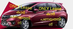 ONLY Lease Honda Jazz v