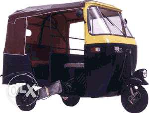 Bajaj auto rickshaw. old model...Body is good